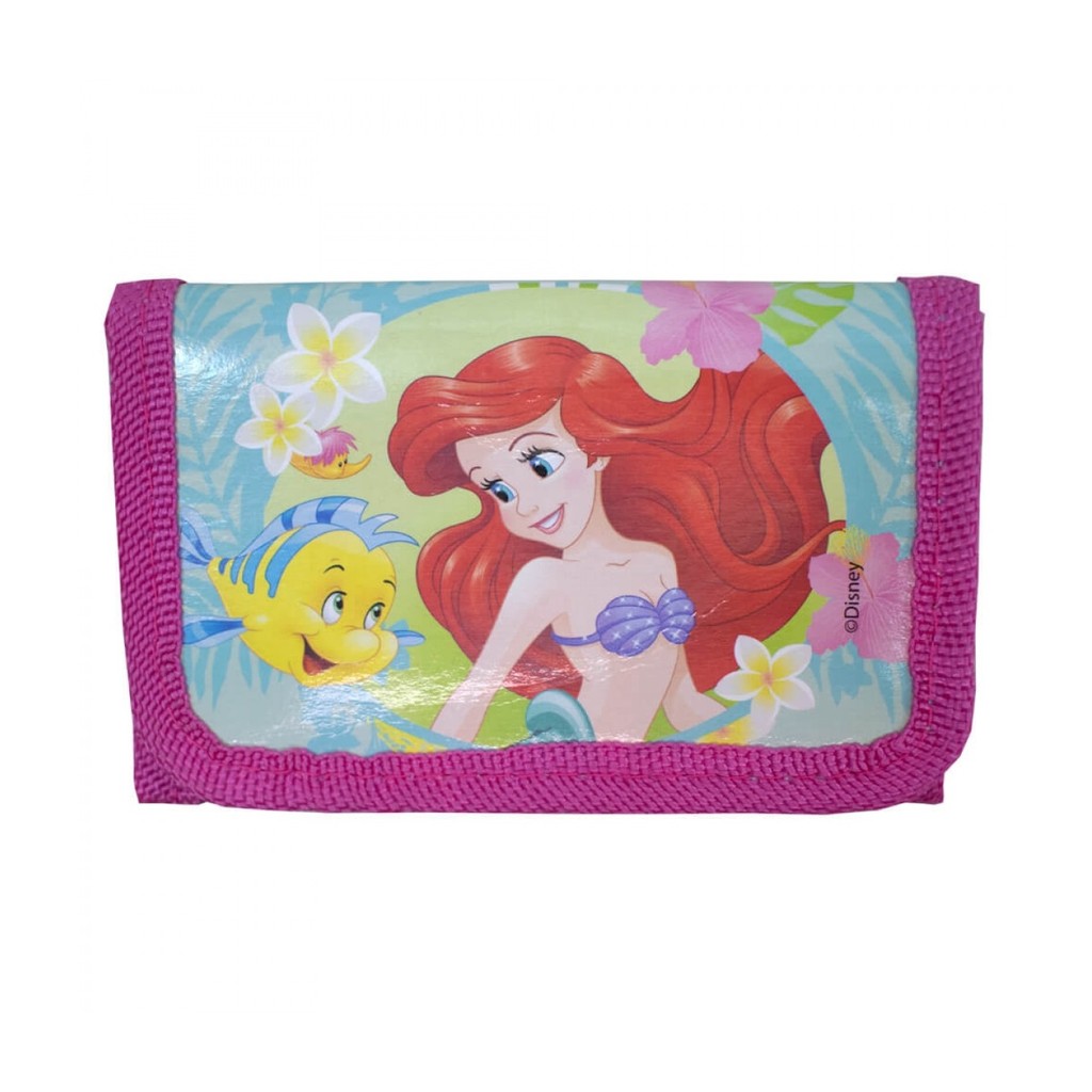 Carteira Infantil Sereia Ariel 7x1.5x12cm - Disney