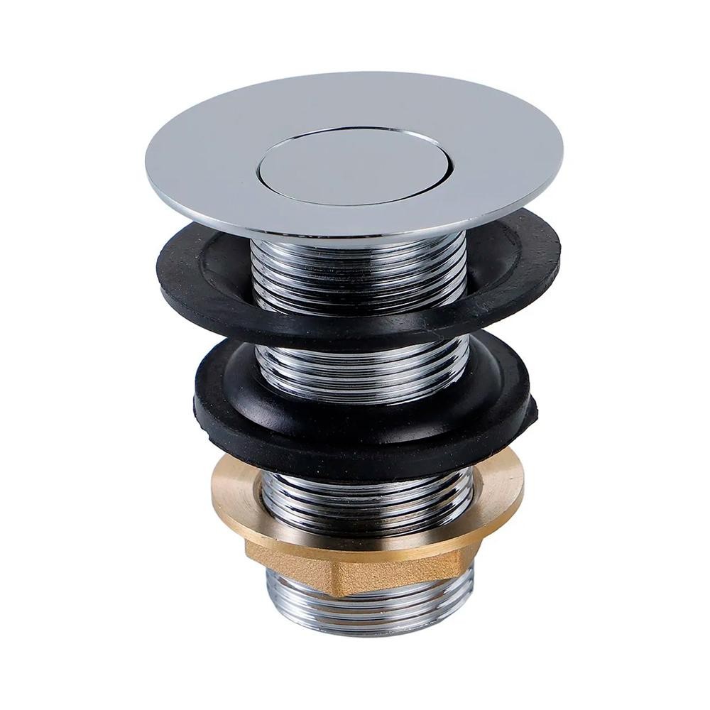 Válvula De Escoamento Click Para Cuba De Banheiro Jupurá - Prata em Oferta na Shopee