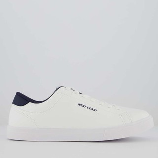 Tênis West Coast WC 160 Alasca Branco e Marinho em Oferta na Shopee