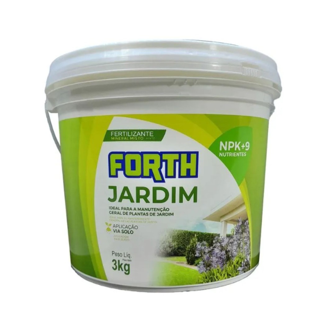 Adubo Fertilizante Mineral Forth Jardim 3kg