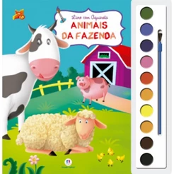 Livro Aquarela Animais da fazenda