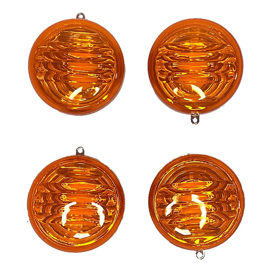 Lente Pisca Moto Intruder 125 250 Gvs Jogo 4 Peças Laranja em Oferta na Shopee