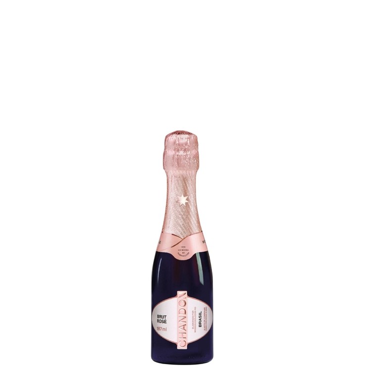 MINI ESPUMANTE CHANDON BRUT ROSÉ 187ML em Oferta na Shopee