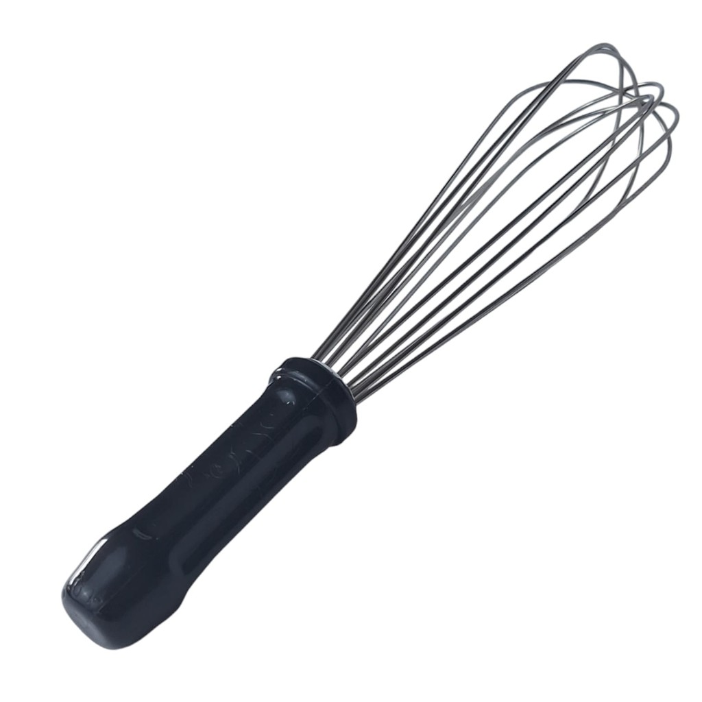 BATEDOR TIPO PERA FUE 30CM INOX PRETO BATEDOR DE OVOS BPP-30