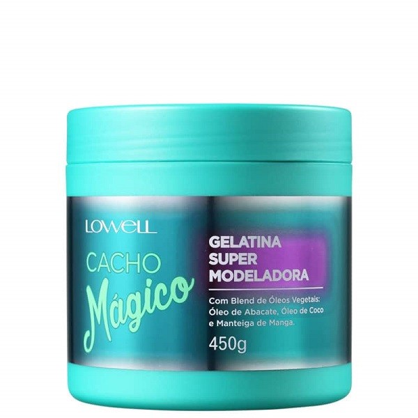 Lowell Cacho Magico Gelatina Ativadora de Cachos 450g em Oferta na Shopee