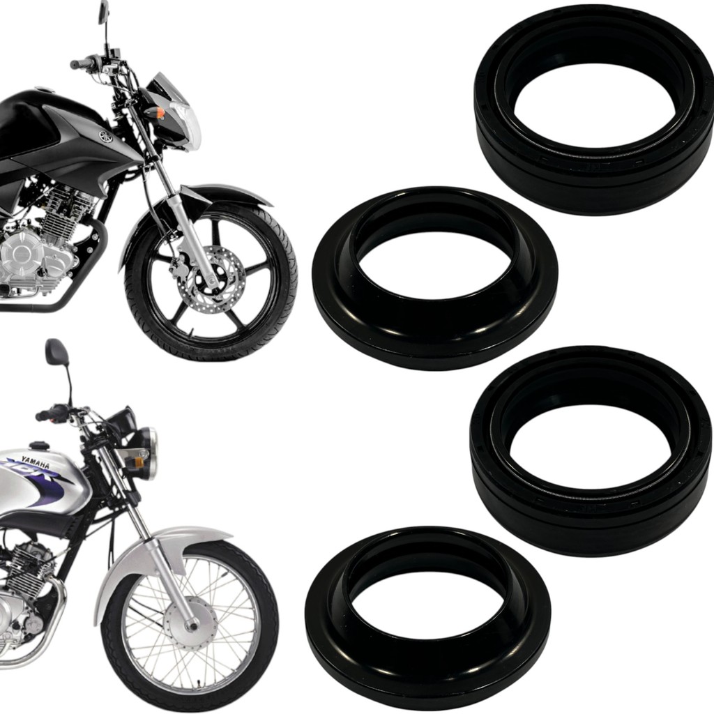KIT RETENTORES + GUARDA PÓ BENGALA YBR 125 i FACTOR E ED K PRO YBR 125