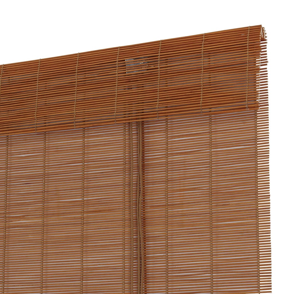 Detalhes do Persiana Rolo Bambu 120x160cm cor Cedro Coleção Hanoy para Janela Conthey Evolux - N2303546
