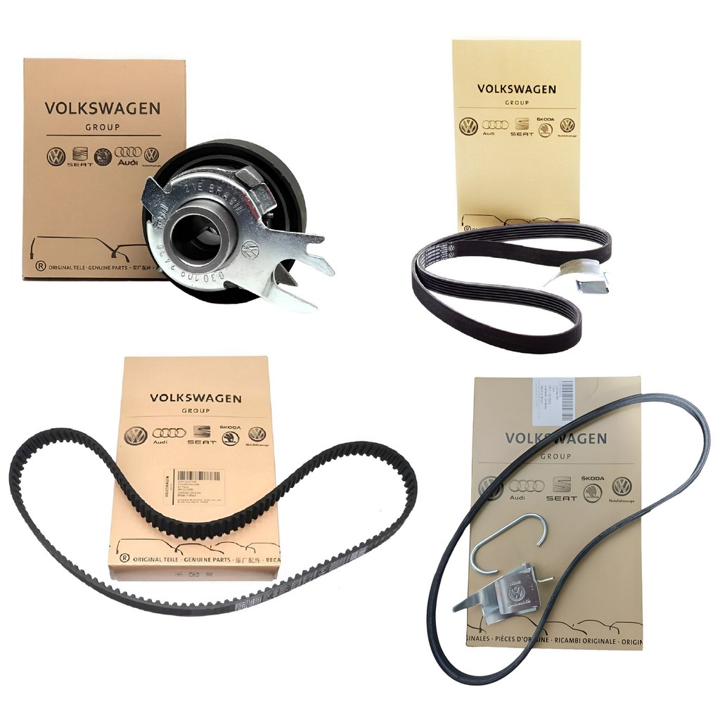 Kit Correias E Tensor Original Vw Gol Polo Fox Saveiro G5 G6