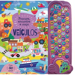 Livro Sonoro Procure, Encontre e Ouça Veículos em Oferta na Shopee