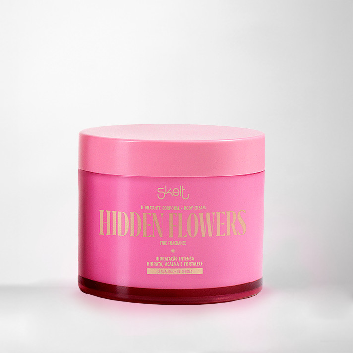 Hidratante Desodorante Corporal Skelt Hidden Flowers 200g - Bergamota da Itália e Pera