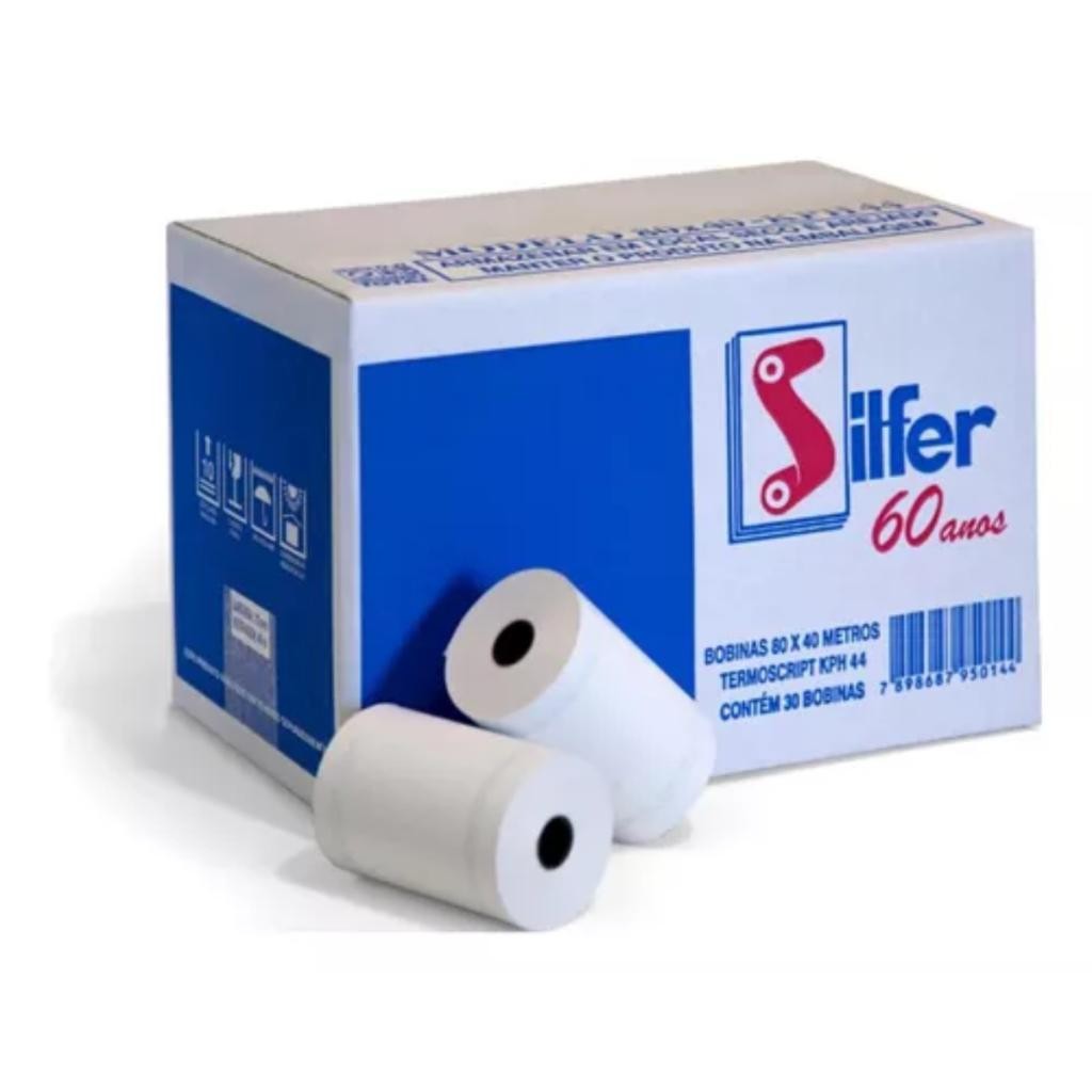Bobina Térmica 80x40 Silfer: Onde Comprar | BuscaProdutos