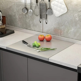 Tábua de Corte em Aço Inox 304 - Cozinha Profissional e Doméstica, Fácil de Limpar