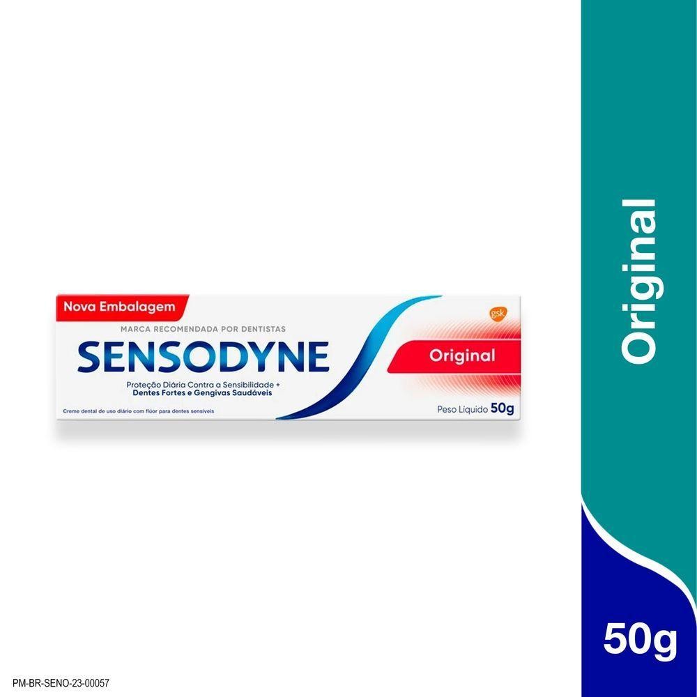 SENSODYNE ORIGINAL PASTA DE DENTE PARA DENTES SENSÍVEIS, 50G em Oferta na Shopee