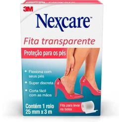 Fita Adesiva Proteção Para Os Pés Com 1 Rolo 25Mmx3M