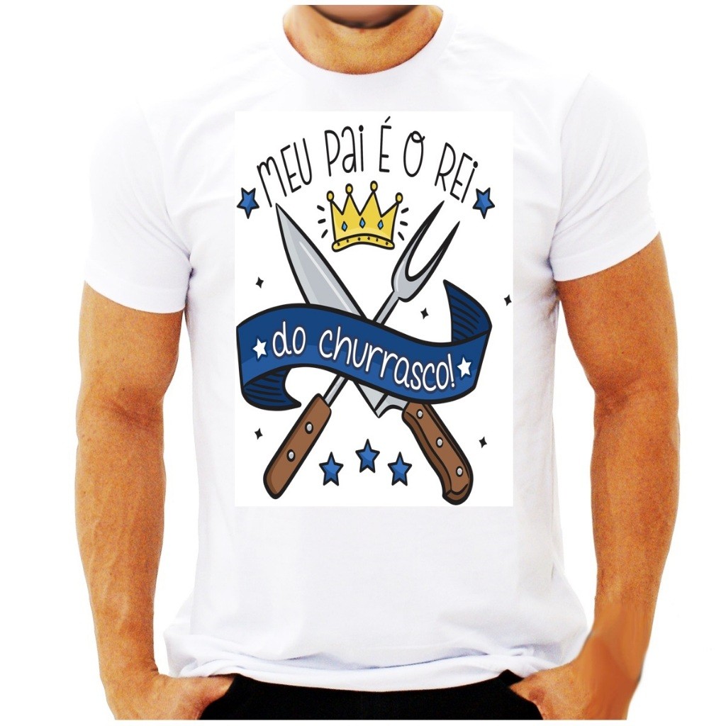 Camiseta frases dia dos pais Diversas Estampas 100% Algodão