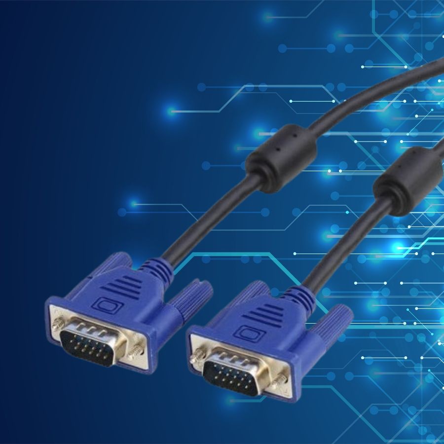 Cabo Vga Vga Para Monitor Lcd Pc Tv Led Projetor 1,5 Metros - FIX Cabo Vga/vga Para Monitor 1.5m