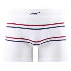Cueca Boxer Listrada sem Costura Branco Zee Rucci