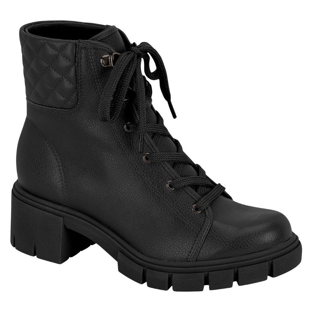 Bota Feminina Coturno Moleca Tratorada Salto Bloco Baixo Ref:.5338212