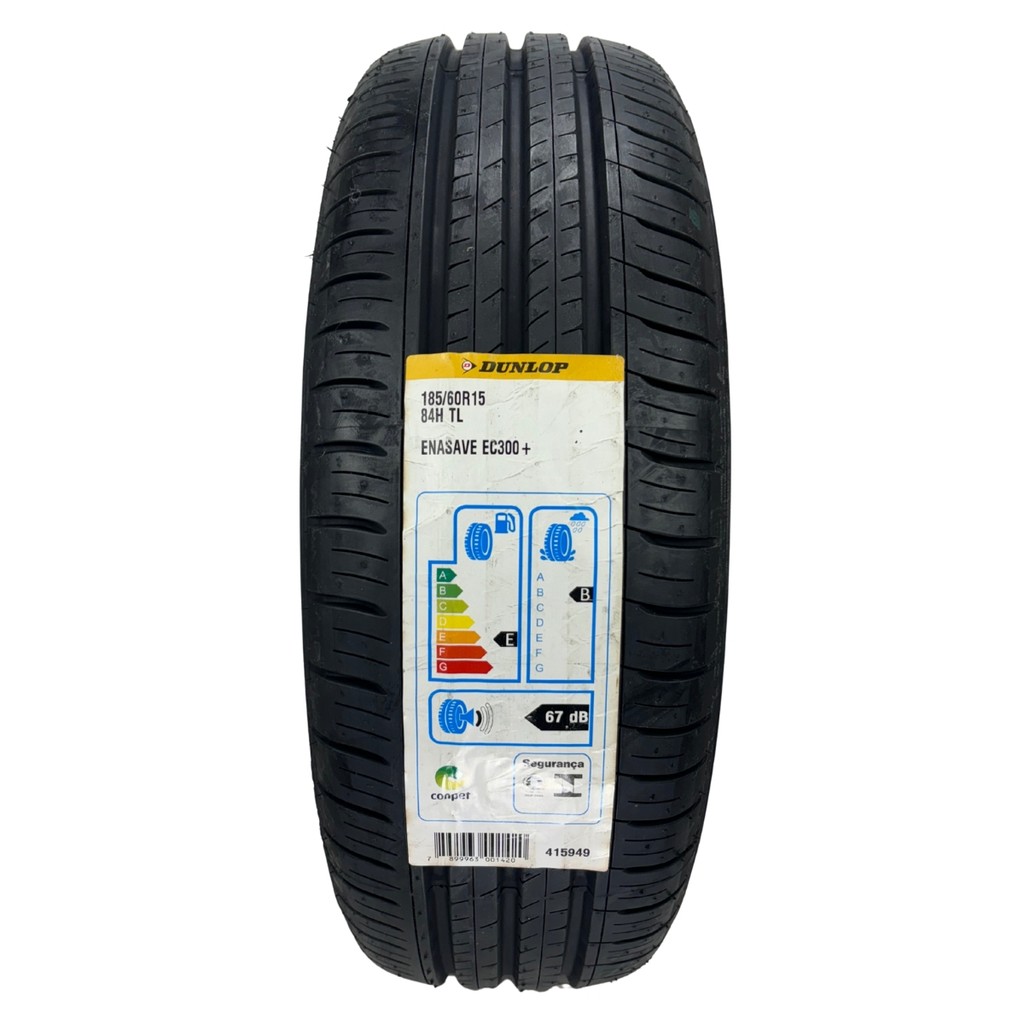 Pneu Dunlop 185/60R15 84H Enasave EC300 PUNTO UNO STRADA PALIO IDEA FIESTA FIT HB20 MARCH — imagem 2 de 2