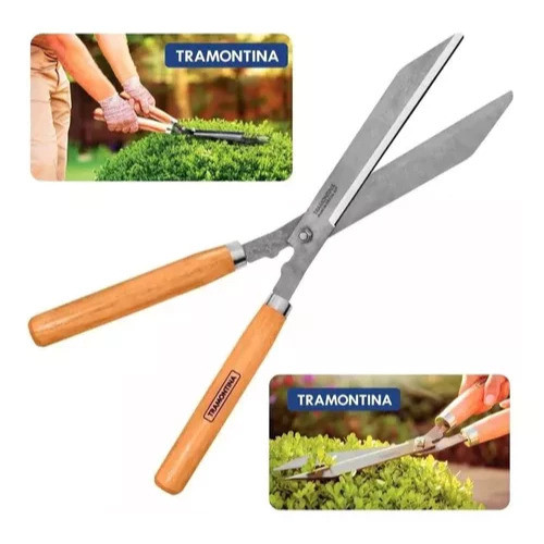 Tesoura De Poda Tesourão Jardinagem Cortar Grama Cerca Viva 12" Tramontina