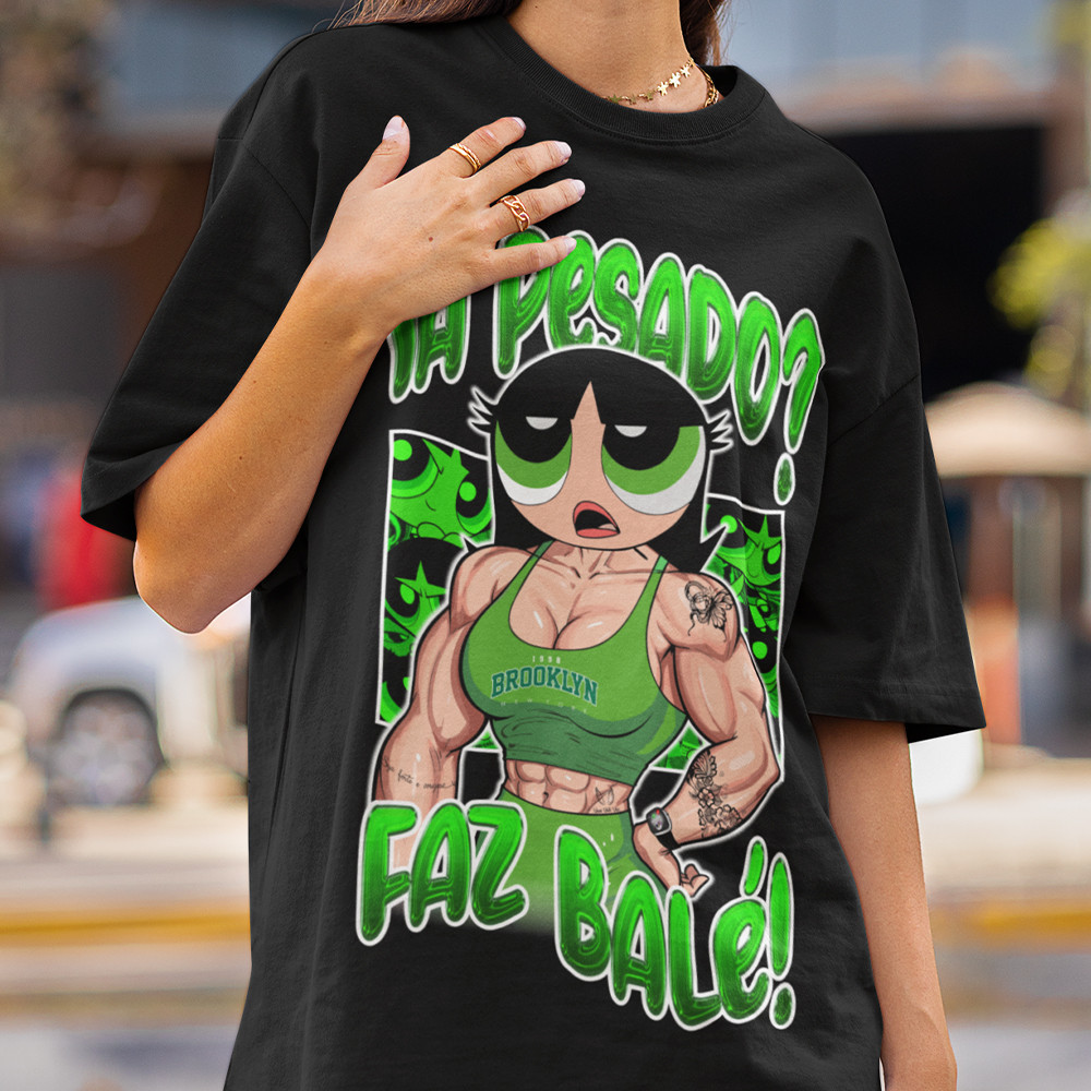 Camiseta de Treino Feminina Oversized Roupas de Treino Feminina Crossfit Look de Academia Docinho TrendBox Mania TrendBo