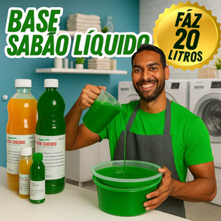 Base sabão Blend Verde 20 litros em Oferta na Shopee