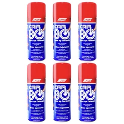 Kit 06 Descarbonizantes Limpa Bico e Carburador Tbi Aerosol 300ml Car80