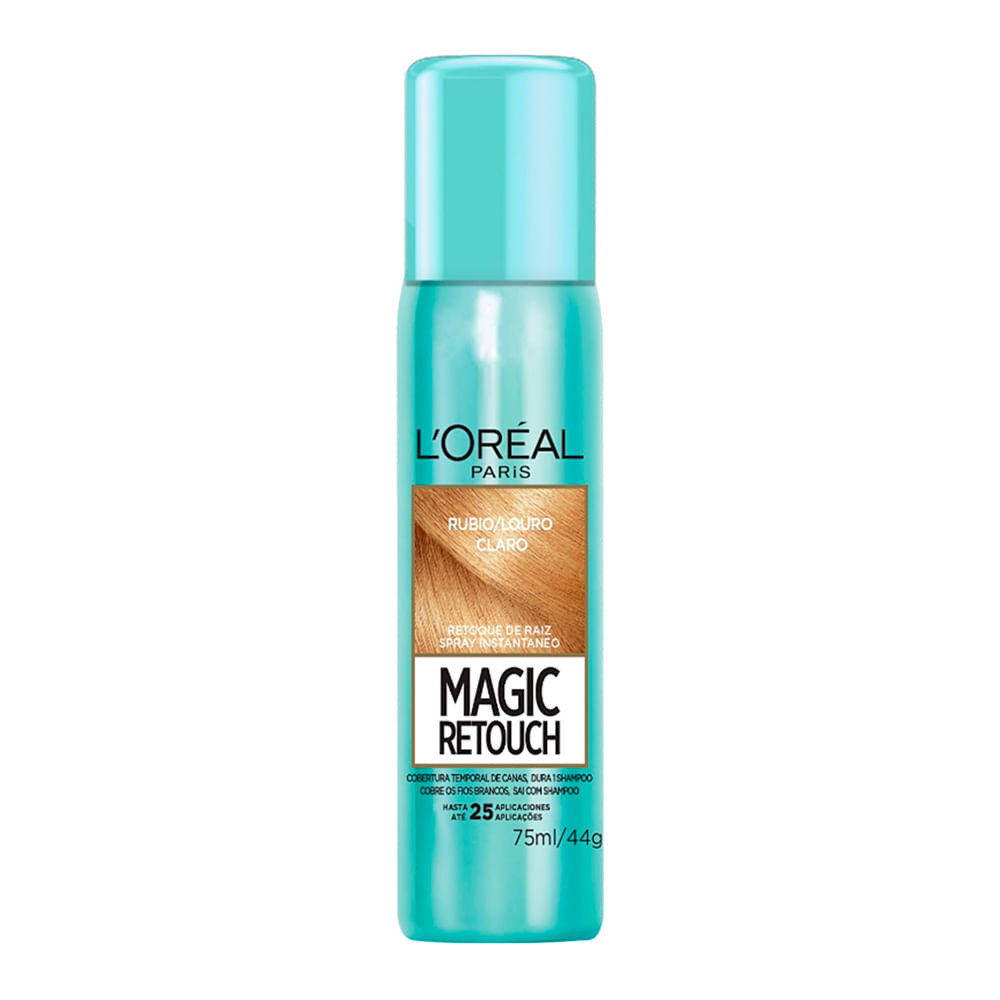 Magic Retouch L'oréal Louro Claro Spray Instantâneo para Retoque de Raiz 75ml - Beauty