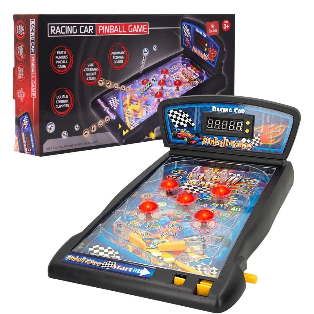 Brinquedo Máquina Pinball Fliperama Tela Digital - Castela