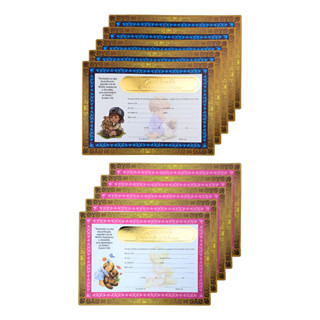 10 Certificados Criança Menina 5 Menino 5 Igreja em Oferta na Shopee