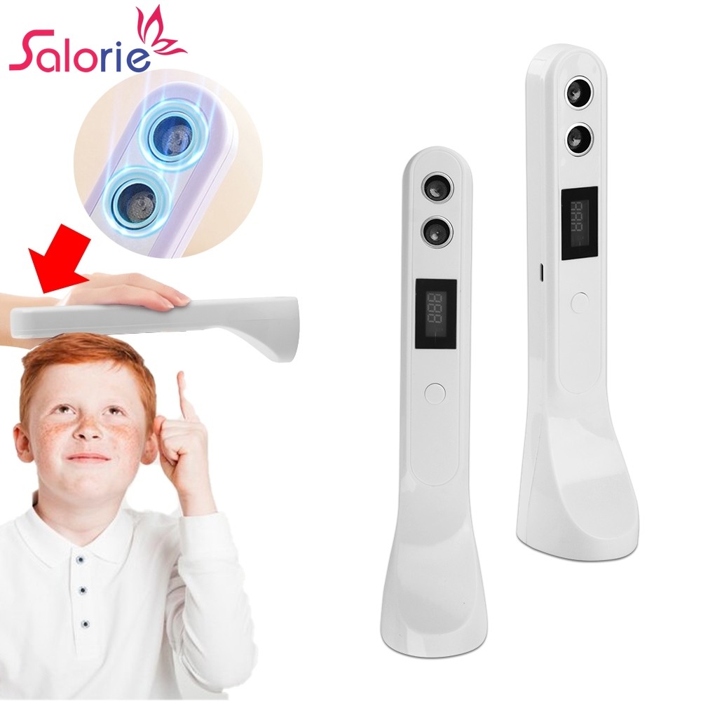 Estadiômetro Ultrassônico De Altura Corporal Salorie Com Tela LED Régua De Medição Recarregável USB Para 30-200 Cm em Oferta na Shopee