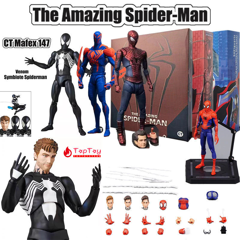 Boneco de Ação do Homem-Aranha Brinquedos Colecionável Marvel Super-Herói Modelos de PVC Presente Clássico para Crianças em Oferta na Shopee