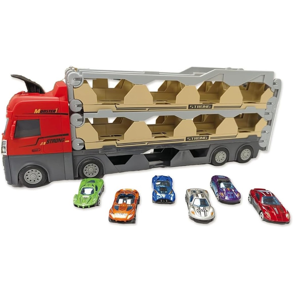 Caminhão Lançador Pista Racing Club 6 Carrinhos - Zoop Toys