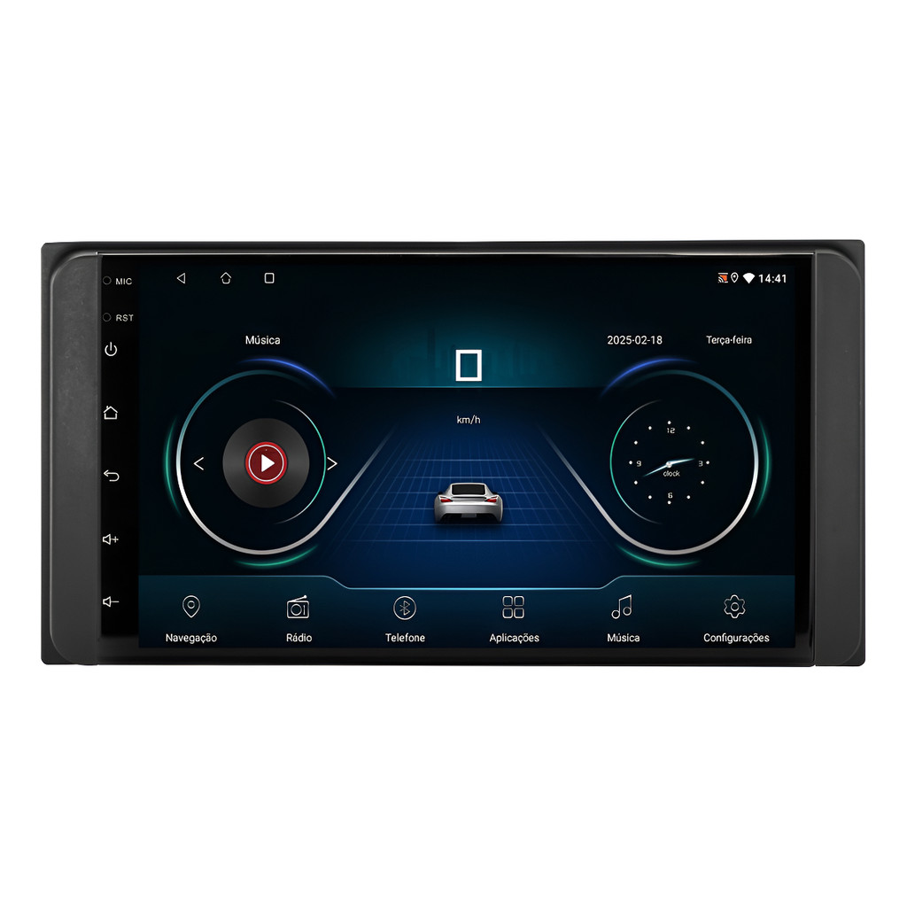 Multimidia Corolla Fielder Android 14 Carplay 2gb 64gb 7p