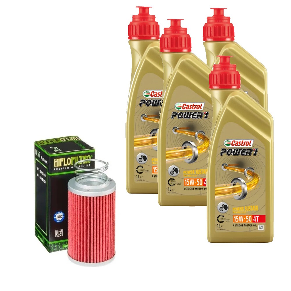 Mv Agusta F4 1000 Rr 12-16 Óleo Castrol Power 1 15w50 Hf567