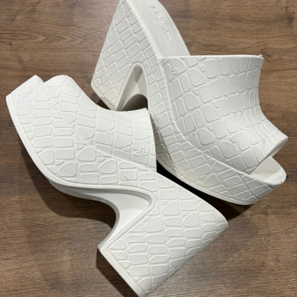 Tamanco Salto Bloco Meia Pata Feminino Confortável Blogueiras Estiloso em Oferta na Shopee