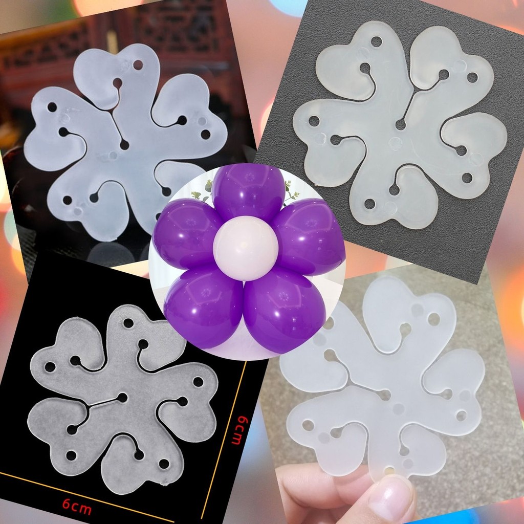 Clipe Flor Para Balão 2 5 ou 10 Unidades Suporte Para Bexiga Decoração Festa Aniversário em Oferta na Shopee