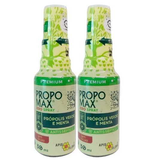 Kit 2un Spray Própolis Propomax Zero Açúcar 30ml Apis Flora