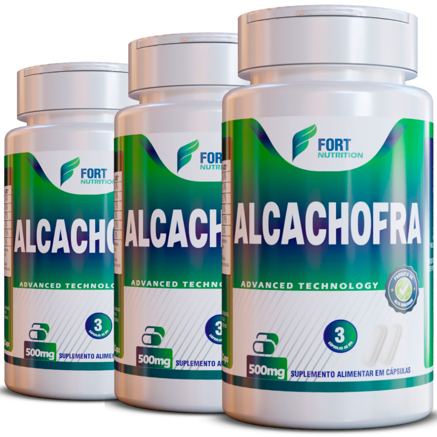 Suplemento Alcachofra 500mg 120 cápsulas em Oferta na Shopee