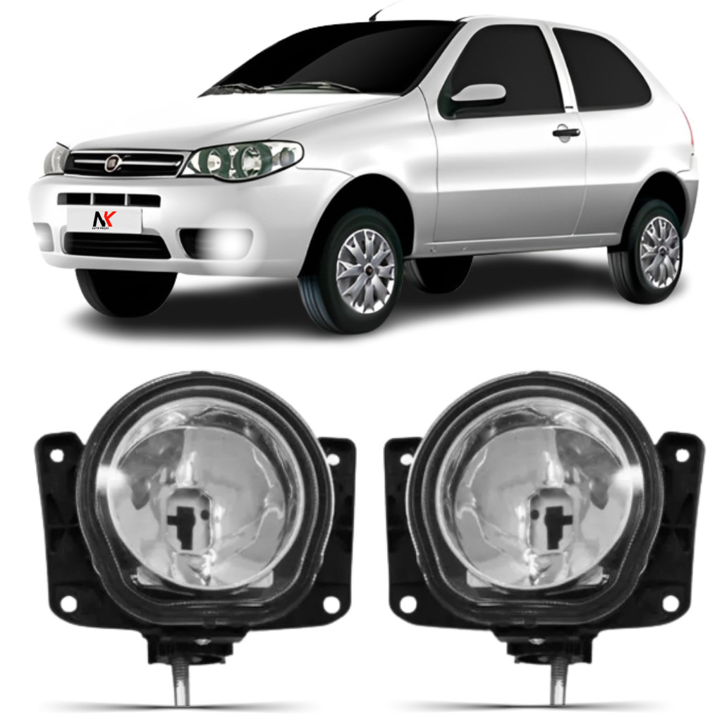 Par / Un Farol Milha Fiat Palio 2004 2005 2006 2007 á 2015 em Oferta na Shopee