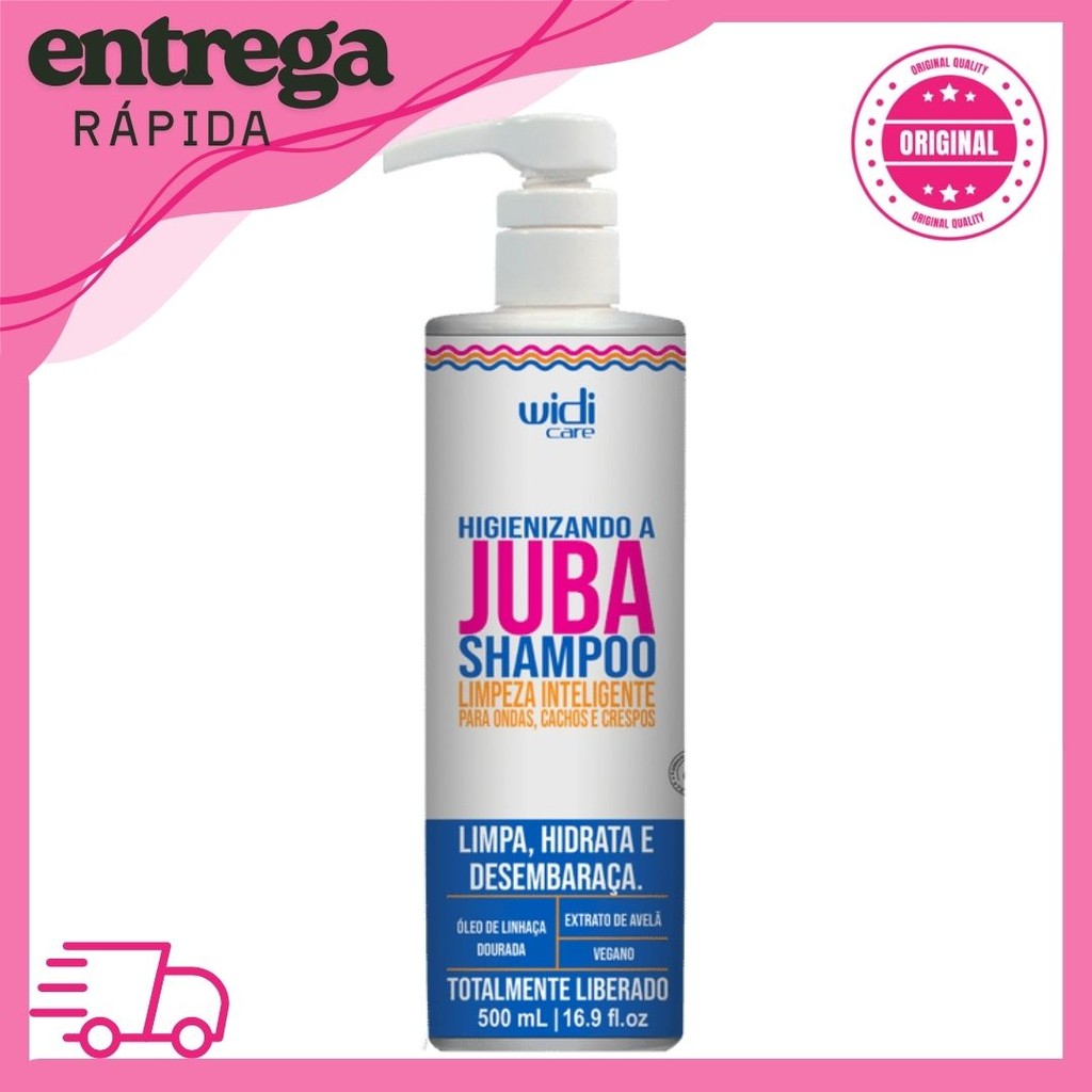 Widi Care Higienizando a Juba Shampoo 500mL em Oferta na Shopee