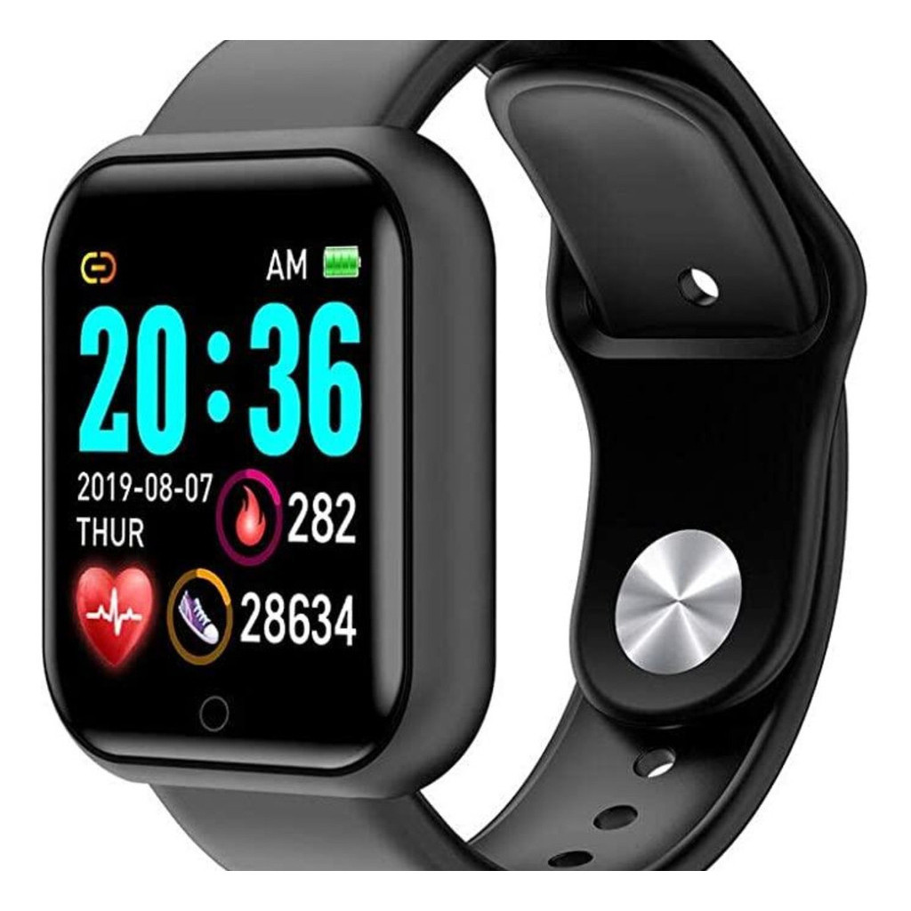 Relógio Inteligente D20 Smartwatch Fitness Pedômetro Monitor Cardíaco Não Acompanha Carregador