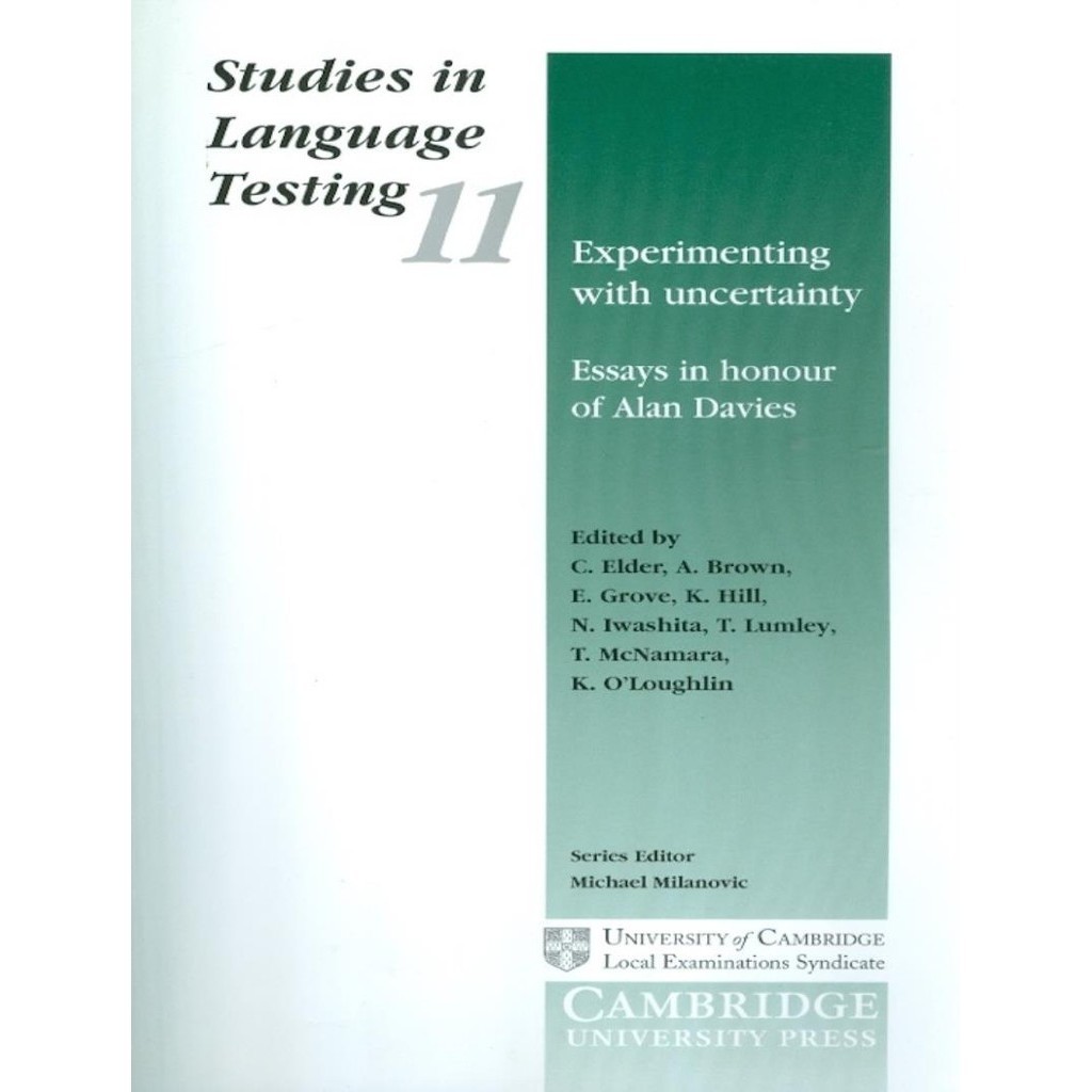 Experimenting With Uncertainty Essays Honour Of Alan Davies