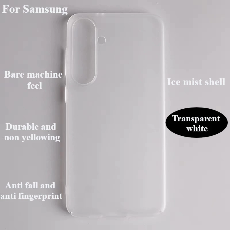 Capa Dura Ultrafina Fosca Para PC Anti Impressões Digitais De Telefone À Prova De Choque Samsung Galaxy A57 A17 A26 A36