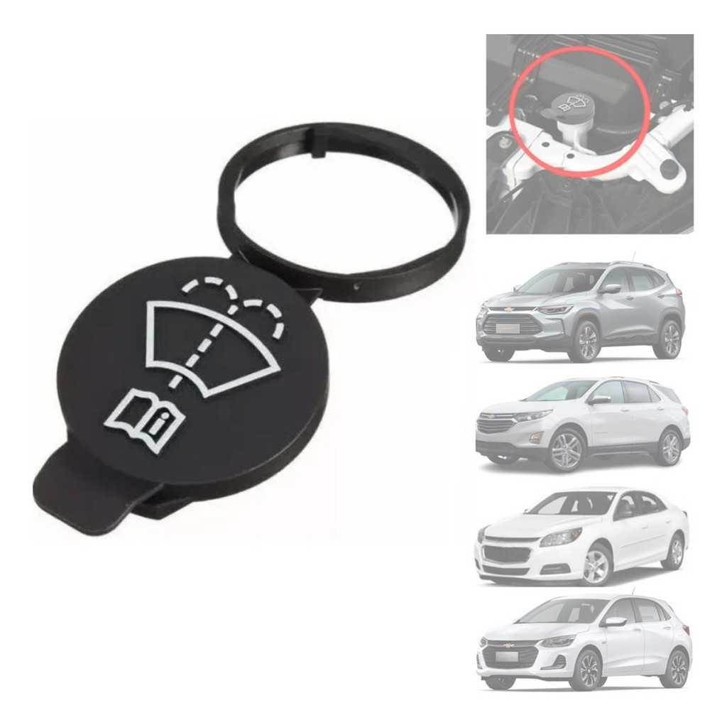Tampa Reservatório Limpador Parabrisa Onix Prisma Spin Cruze em Oferta na Shopee