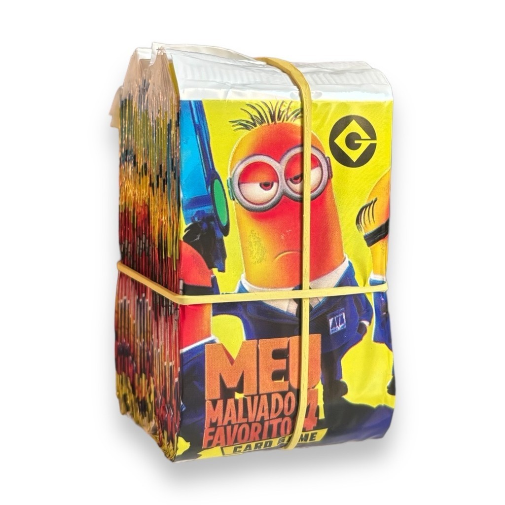 Kit 200 Cards Minions Meu Malvado Favorito 4 Filme 50 Pacotes em Oferta na Shopee