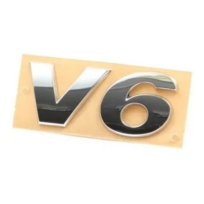 Emblema V6 Tampa Traseira Amarok Original Volkswagen