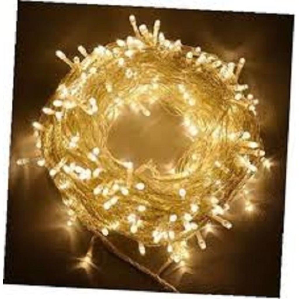 Pisca-Pisca Led 100 Leds branco quente Para Decoração De Festa / Natal 8metros -110v ou 220v