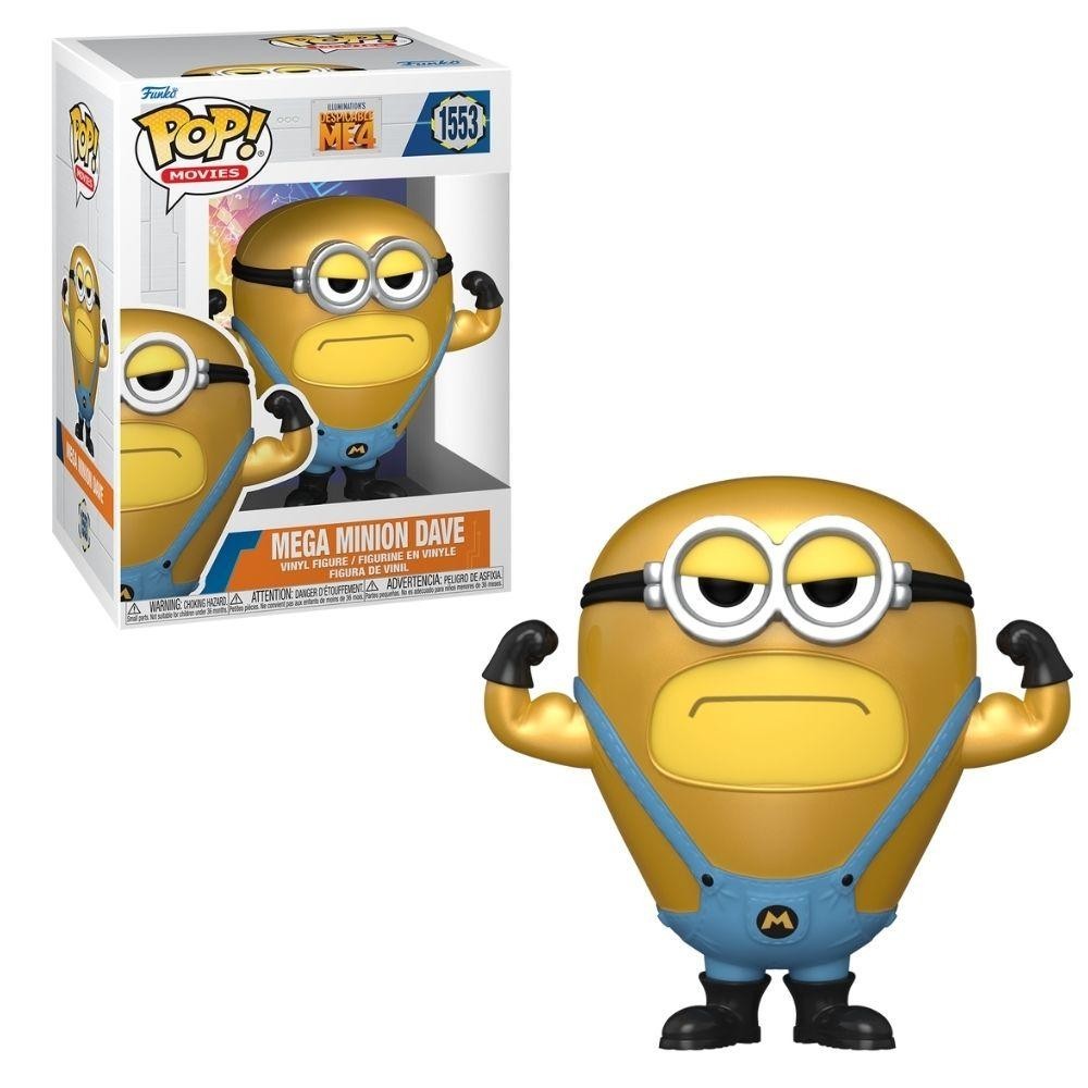 Funko Mega Minion Dave, POP! Movies, Meu Malvado Favorito 4 - Hobbies & Collections