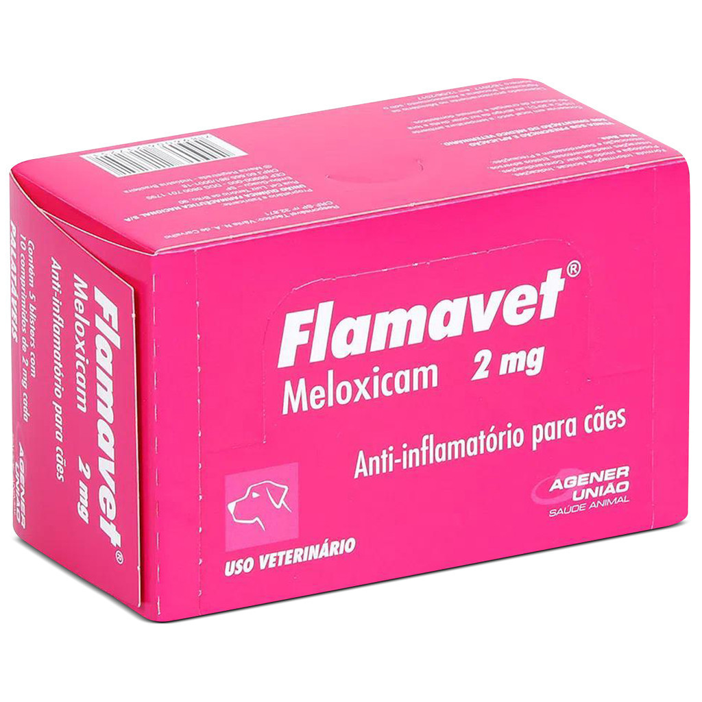 Flamavet Display 2mg Anti-inflamatório Para Cães e Gatos